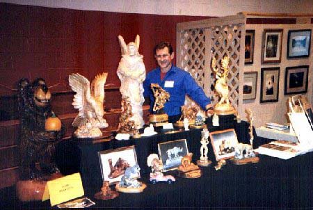 Picture of Mark Bosworth at Down East Woodcarver's Art Show